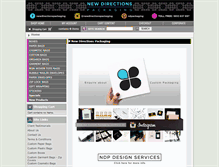 Tablet Screenshot of newdirectionspackaging.com.au